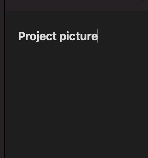 project pic